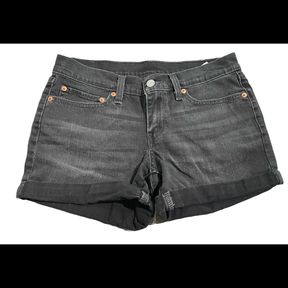 Levi's Black Denim Shorts